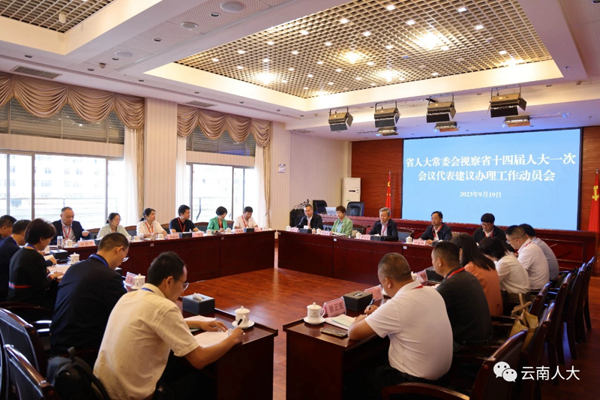  云南省人大常委会视察代表建议办理工作