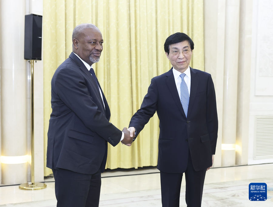 王沪宁会见卢旺达爱国阵线干部考察团